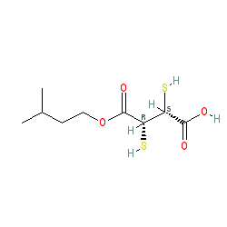 rel-(2S,3R)-4-(isopentyloxy)-2,3-dimercapto-4-oxobutanoic acid