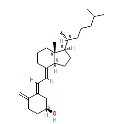 D-vitamin molekulaszerkezet