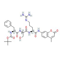 tertiary-Butyloxycarbonyl-phenylalanyl-seryl-arginyl-4-methylcoumarin-7-amide