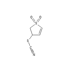 Thiophene, 2,3-dihydro-3-thiocyanato-, 1,1-dioxide