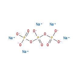 Nátrium-tripolifoszfát (E451) molekulaszerkezet